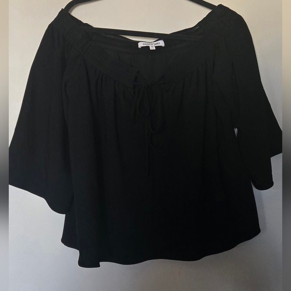 Elizabeth and James Tops - Elizabeth and James Black Off-Shoulder Blouse